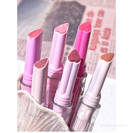 Son dưỡng bóng dạng thỏi bấm Flortte Nice To Meet Chu ảnh 2