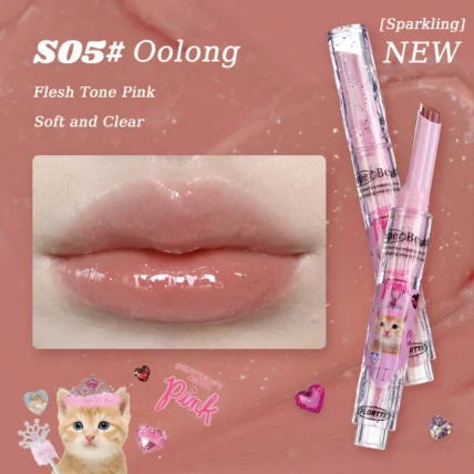 Son dưỡng bóng dạng thỏi bấm Flortte Nice To Meet Chu ảnh 15
