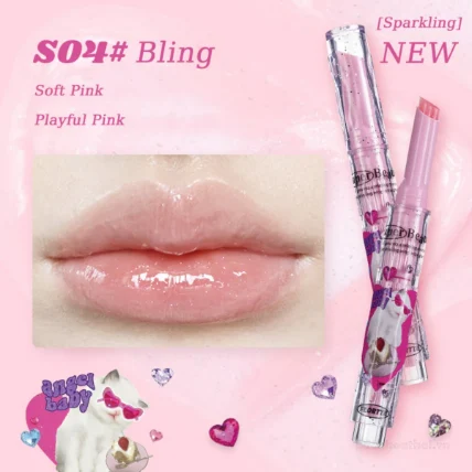 Son dưỡng bóng dạng thỏi bấm Flortte Nice To Meet Chu ảnh 16
