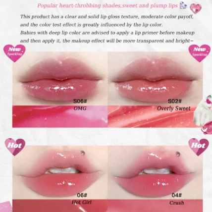 Son dưỡng bóng dạng thỏi bấm Flortte Nice To Meet Chu ảnh 3