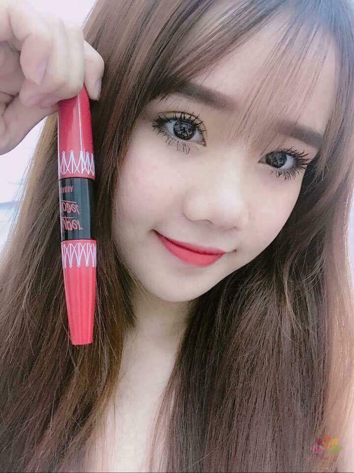 Mascara nối mi 2 đầu  Super Model 5X Long Deep Black Warterproof