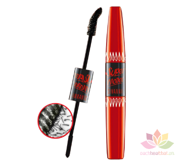 Mascara nối mi 2 đầu Super Model 5X Long Deep Black Warterproof ảnh 2