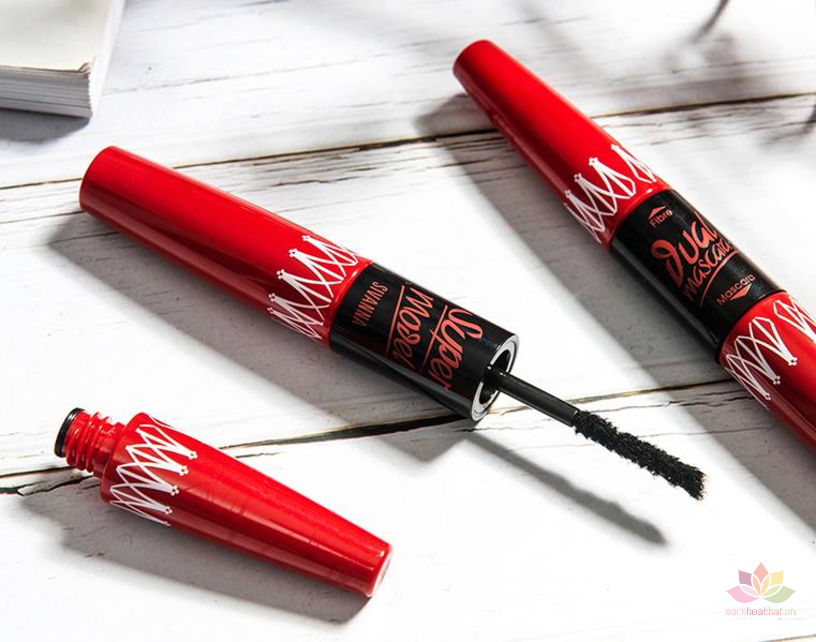 Mascara nối mi 2 đầu Super Model 5X Long Deep Black Warterproof ảnh 5