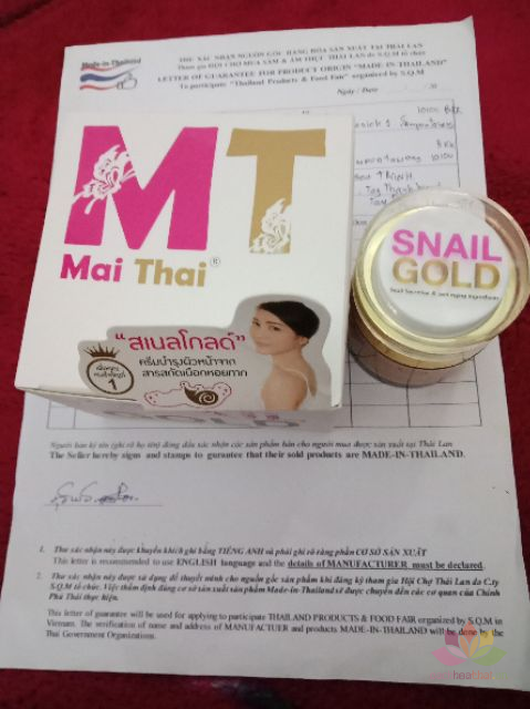 Kem ốc sên MT Mai Thai Snail Gold