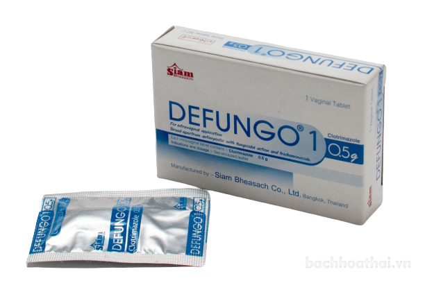 vıên đặt Defungo cho phụ nữ (Siam ) - Thái lan Hộp 6 vıên 0.1