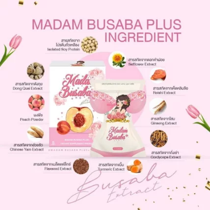 Viên uống thảo dược nở ngực se khít Madam Busaba Herbal Repair ảnh 9