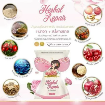 Viên uống thảo dược nở ngực se khít Madam Busaba Herbal Repair ảnh 10
