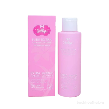 Dung dịch vệ sinh Jellys Pure Extra Feminine Cleanser ảnh 1