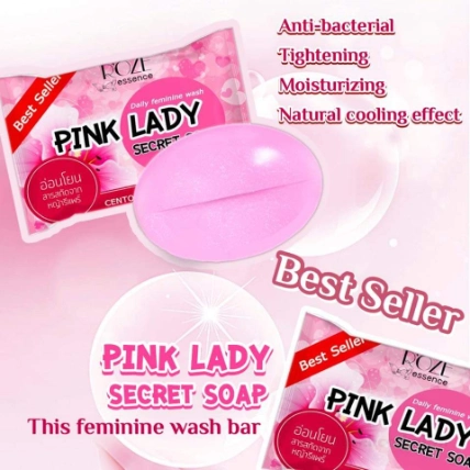 Xà phòng se khít vùng kín Roze Pink Lady Secret Soap ảnh 13