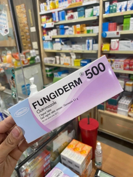 Viên đặt phụ khoa FUNGIDERM 500 Clotrimazole hàng Thái Lan  ảnh 4