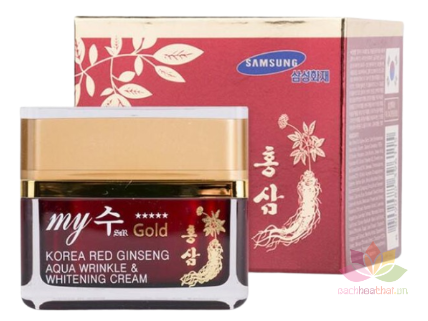 Kem hồng sâm Korea Red Ginseng Aqua Cream ngày và đêm ảnh 1