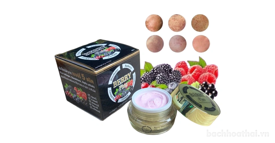 Kem dưỡng trắng da Berry Plus Extra Whitening Cream cho da nám, sắc tố