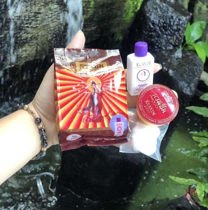 Bộ kem sâm cô tiên 2000 Kuan Im Pure Pearl Cream ảnh 2