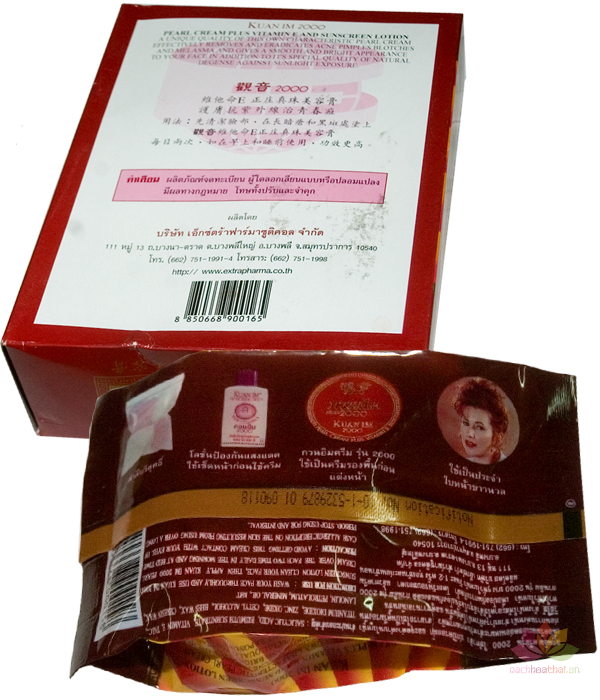 Bộ kem sâm cô tiên 2000 Kuan Im Pure Pearl Cream ảnh 5