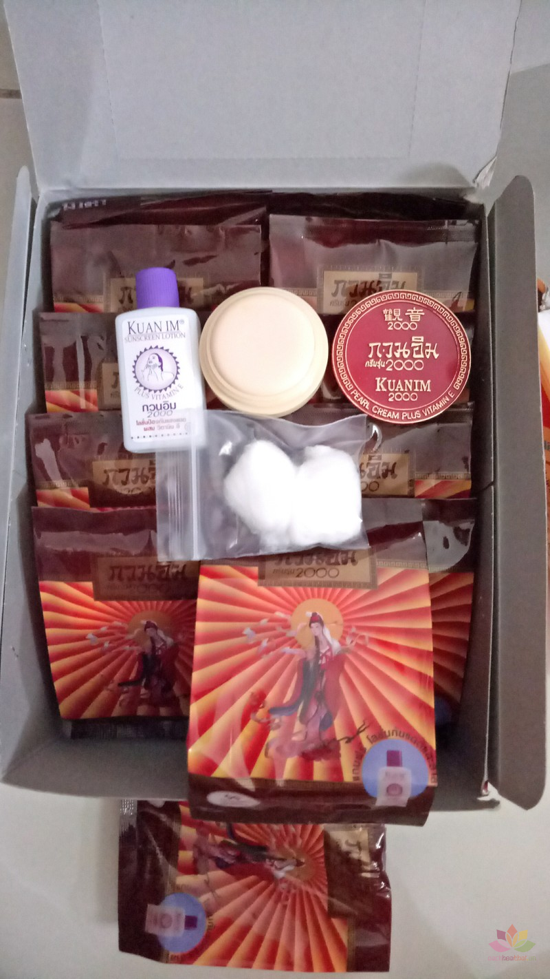 Bộ kem sâm cô tiên 2000 Kuan Im Pure Pearl Cream ảnh 7