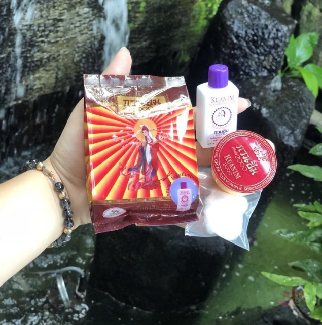 Bộ kem sâm cô tiên 2000 Kuan Im Pure Pearl Cream ảnh 2