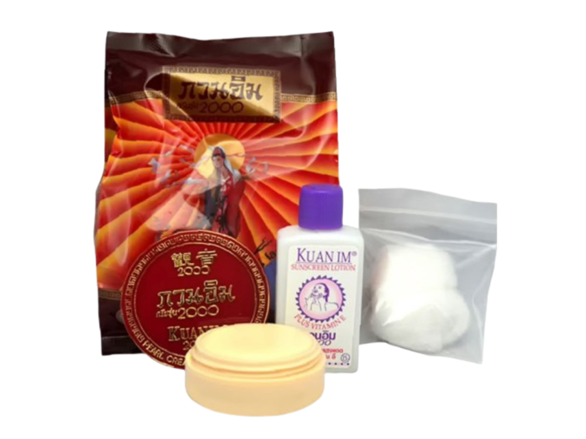 Bộ kem sâm cô tiên 2000 Kuan Im Pure Pearl Cream ảnh 1