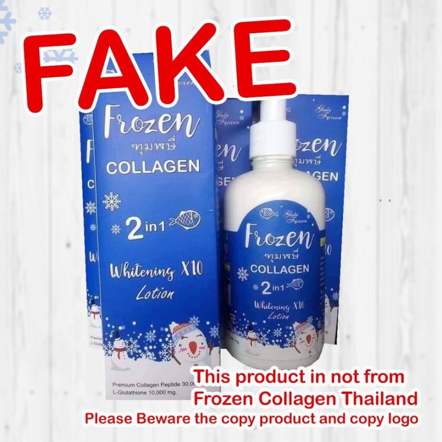 Viên uống trắng da trị nám mụn Frozen Collagen 2 in 1 Whitening X10