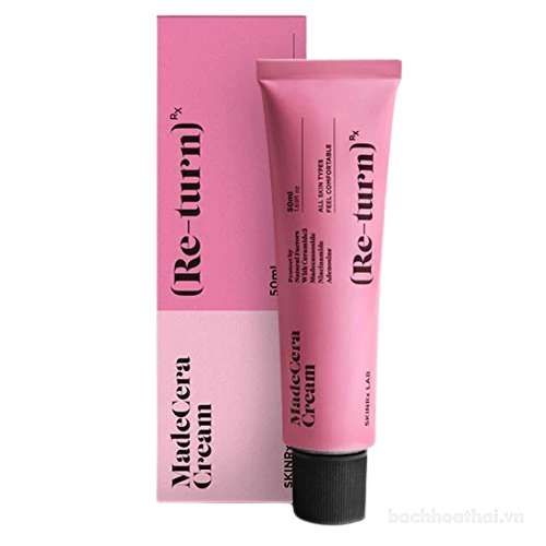Kem trị sẹo mụn mờ thâm nám tàn nhang dưỡng da mặt SINRx LAB MadeCera Re-turn Cream Thái Lan