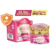 Ảnh sản phẩm Kem White Sunscreen Cream làm trắng da với Glutathione  chống nắng, che khuyết điểm  Thái Lan 1