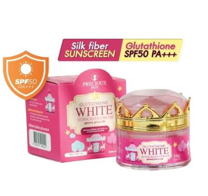 Kem White Sunscreen Cream làm trắng da với Glutathione  chống nắng, che khuyết điểm  Thái Lan ảnh 1