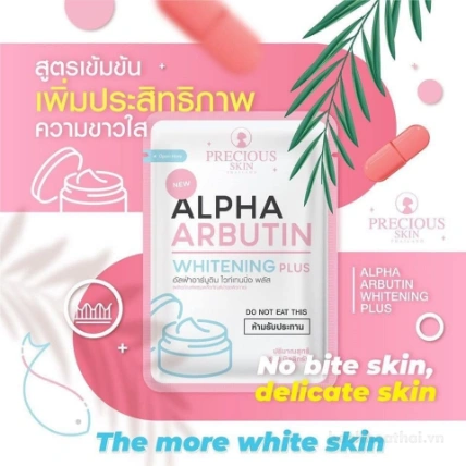 Viên dưỡng tăng độ làm trắng Alpha Arbutin Whitening Plus Thái Lan ảnh 4