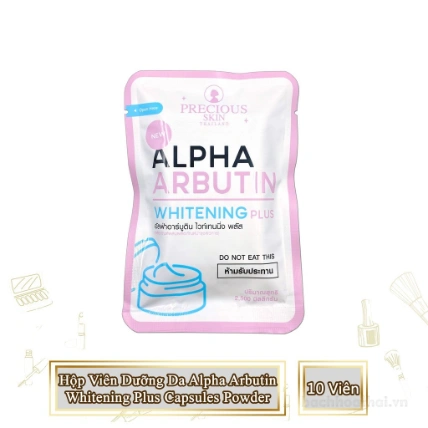 Viên dưỡng trắng da Alpha Arbutin Whitening Plus Thái Lan ảnh 10