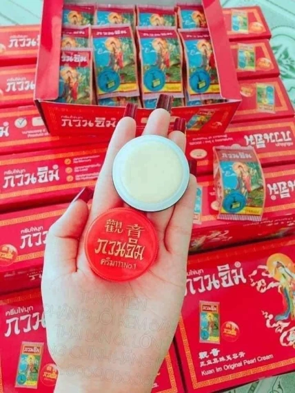 Bộ kem sâm cô tiên và lotion chống nắng Kuan Im Thái Lan ảnh 9