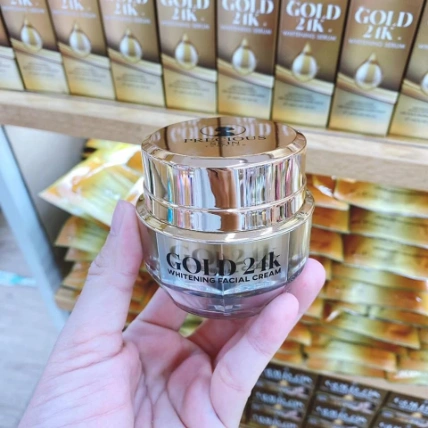 Kem dưỡng trắng da ngừa nám Gold 24K whitening Anti-Melasma Facial Cream Thái Lan ảnh 4