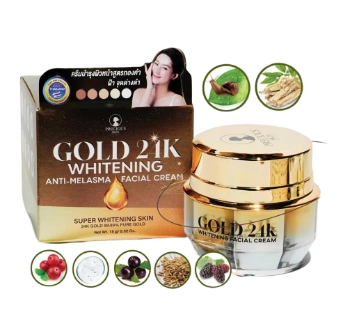 Ảnh sản phẩm Kem dưỡng trắng da cho da nám, xạm Gold 24K whitening Anti-Melasma Facial Cream Thái Lan 1
