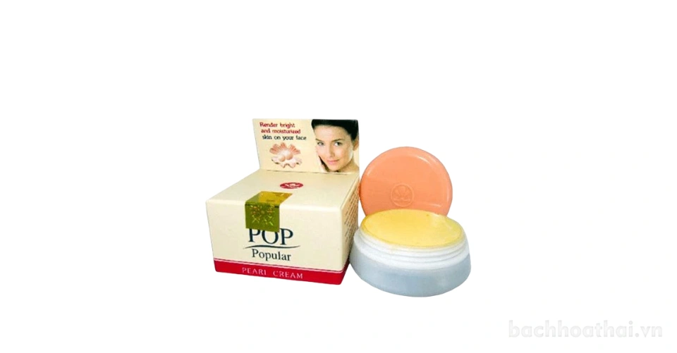 Kem ngọc trai trị nám tàn nhang làm trắng da POP PoPular Pearl Cream Thái Lan