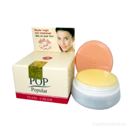 Kem ngọc trai trị nám tàn nhang làm trắng da POP PoPular Pearl Cream Thái Lan ảnh 1