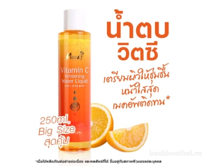 Nước dưỡng ẩm da Moods Vitamin C Whitening Liquid Thái Lan ảnh 4