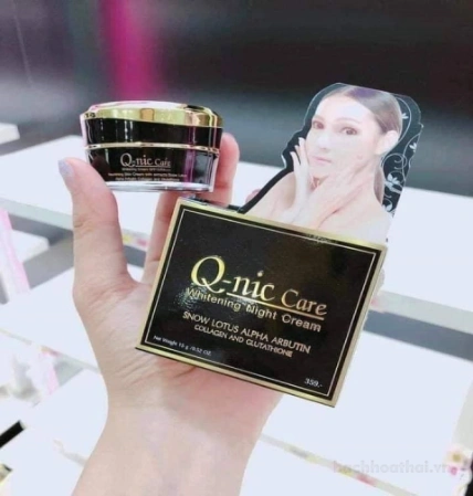 Kem dưỡng da ngừa mụn ban đêm Q-nic Care Whitening Night Cream ảnh 9