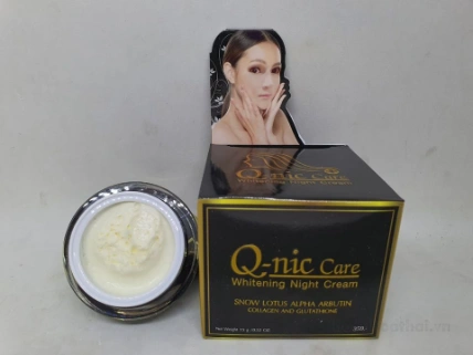 Kem dưỡng da ngừa mụn ban đêm Q-nic Care Whitening Night Cream ảnh 10