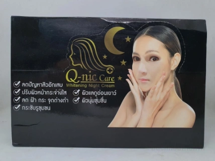 Kem dưỡng da ngừa mụn ban đêm Q-nic Care Whitening Night Cream ảnh 13