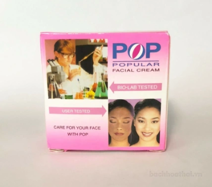 Kem dưỡng trắng da mờ thâm nám POP Popular Facial Cream ảnh 12
