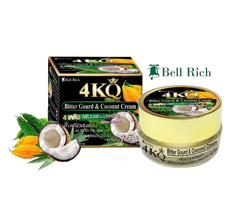Kem dưỡng, serum mướp đắng dừa 4KQ Bitter Gourd & Coconut Cream