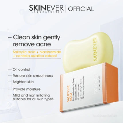 Bộ làm sạch, loại bỏ mụn SKINEVER SALICYLIC ACID ảnh 14