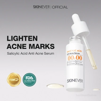 Bộ làm sạch, loại bỏ mụn SKINEVER SALICYLIC ACID ảnh 15