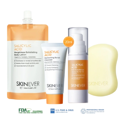Bộ làm sạch, loại bỏ mụn SKINEVER SALICYLIC ACID ảnh 1