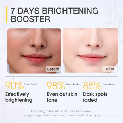 Bột kích trắng SKINEVER  Niacinamide 90% Skin Brightening Powder làm sáng và đều màu da ảnh 3