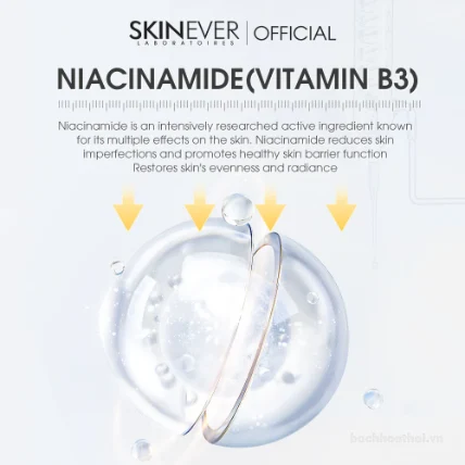 Bột kích trắng SKINEVER  Niacinamide 90% Skin Brightening Powder làm sáng và đều màu da ảnh 5