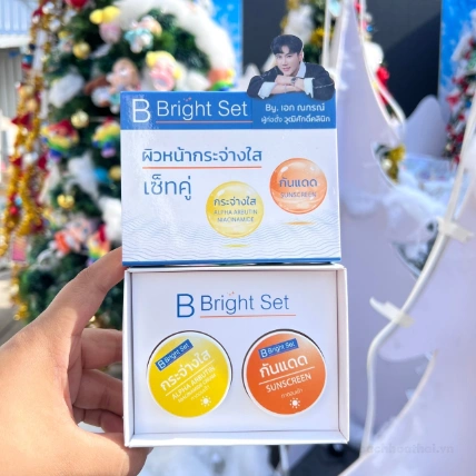 Set dưỡng trắng da B Bright Set White Cream Thái Lan  ảnh 2