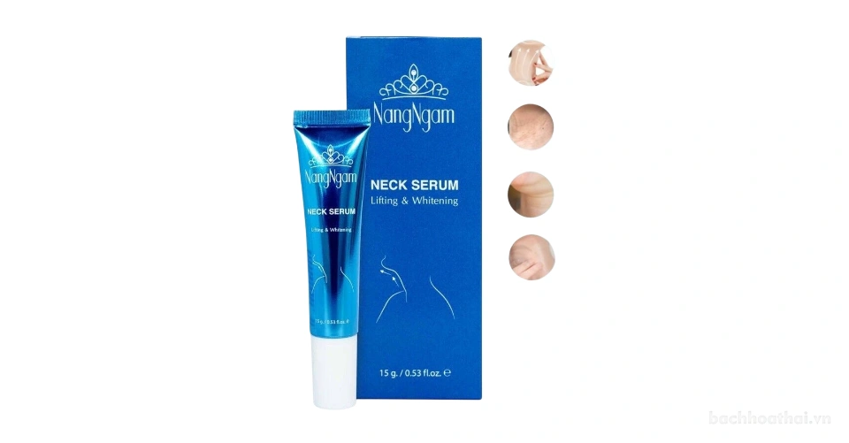 Serum nâng cơ và làm trắng da vùng cổ Nangngam Neck Serum Lifting & Whitening