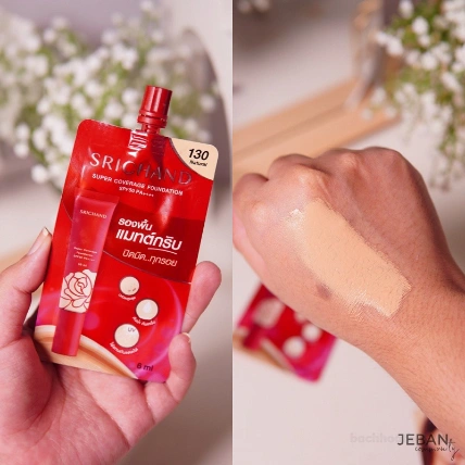 Kem nền dạng gói che khuyết điểm chống nắng Srichand Skin Foundation ảnh 4