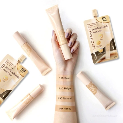 Kem nền dạng gói che khuyết điểm chống nắng Srichand Skin Foundation ảnh 10