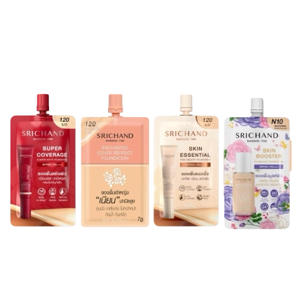 Kem nền dạng gói che khuyết điểm chống nắng Srichand Skin Foundation ảnh 1