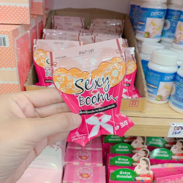 Viên uống nở ngực Sexy Boom Up Size ảnh 9