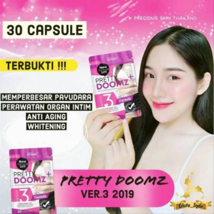 Viên uống nở ngực chăm sóc vùng kín Pretty Doomz Plus ảnh 2